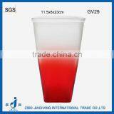 Square Frosted Spray Glass Vases Wholesale Cheap thumbnail-1