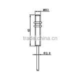 M8 Cable Series Flush Standard Inductive Proximity Sensor thumbnail-2