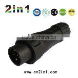 260B 2+4Pin IP68 Soldering Electric Cable Wire Waterproof Connector thumbnail-3