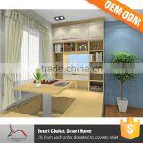 Modern Furniture Design Bookcase Curve High Gloss Bookshelf thumbnail-6