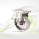 1.5-3 Inch Cast Iron Rubber Wheel Caster thumbnail-1