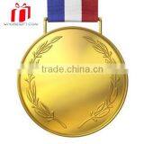 Blank Gold Color Metal Medal For Sale
