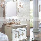 Waterproof Bathroom White Furniture/ Natural Marble Vanity Tops WTS338