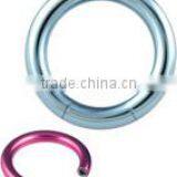 316L Stainless Steel Hoop Ring Body Jewelry Segment Ring Piercing
