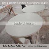 Popular Style Round Acrylic Solid Surface Tabletop Made in China