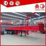 New Best Selling Cheap Price 3 Axles Cargo Transport Side Wall Open Semi Trailer thumbnail-2