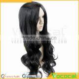 65 cm Cosplay Masquerade Party Halloween Christmas Long Wavy Hair Extensions Wig Black thumbnail-4