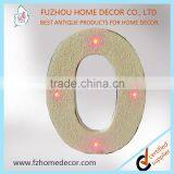 Antique Line Distressed MDF Letter With LED Lighted, Lighted Wooden Letter thumbnail-2