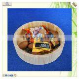 Professional Factory Round Delicate Original Color Pine Wooden Tray thumbnail-4