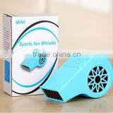 New Arrival Creative Summer Mini Portable Sports Whistle Shape Fan Handhold Rechargeable Mini Sports Fan With Whistle thumbnail-6