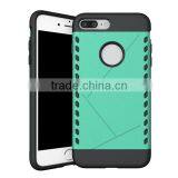 Combo Phone Case TPU + PC Phone Hull Protective Back Cover for IPhone7 7plus thumbnail-4