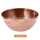 Hand Hammered Copper Bowl Large thumbnail-1