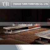 Modern Living Room Furniture Nature Marble Travertine TV Cabinet Designs thumbnail-1
