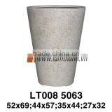 Vietnam Pot Producer Antique Home Decor Cylinder Round High Curves