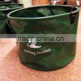 New Camping Sink Round Foldable Bucket 98015 Water Barrel thumbnail-3
