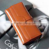 Genuine Cowhide Leather Women Wallet thumbnail-1