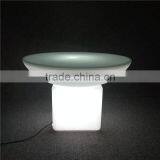 Used Coffee Shop Furniture Colorful Light up Furniture Glow Table With Rechargeable Battery
