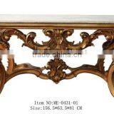 French Style Resin Console Table With Marble Top ME-0431-01 thumbnail-2