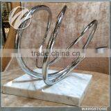 Stainless Steel Famous Metal Abstract Modern Sculpture thumbnail-3
