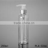 250ml Round Shoulder Shampoo Bottle Screw Pump Cosmetic Lotion Clear Pet Plastic Bottle China Suppliers Best Sellers thumbnail-5