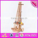 2016 Outdoor Garden Big Wooden Croquet Game Set With Stand W01A179 thumbnail-2
