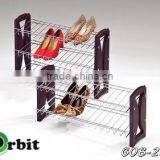 Easy to Assemble Stainless Steel Cheap Plastic Metal Shoe Rack thumbnail-2