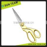 ST008 8" Beautiful Stainless Steel Embroidery Gold Scissors to Cut Fabric thumbnail-1