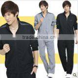 Men'sport Casual 100% Cottton Long Sleeve Zipper Sport Sets thumbnail-1