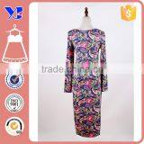 Sex Photo Women One Piece Wear Maxi Length Textile Screen Printing Dress thumbnail-2