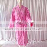 New Arrival Pink Bath Robe Womens Sleepwear Robes Autumn-Winter Flannel Robes Thick Long Spa Robe Shower Homewear Coral thumbnail-2