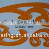 Kearing Brand,acryl Underwear Ruler,sewing Curved Ruler,kearing French Curve Set #1203S thumbnail-1