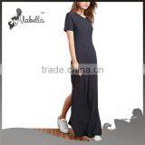 Latest Casual Dress Designs t Shirts Dress With Fitness Fabric thumbnail-3
