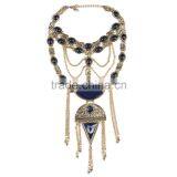 Hot Style Multilayer Vintage Heavy Metal Plated Choker Necklace thumbnail-4