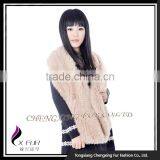 CX-S-123C Winter Women Rabbit Fur Scarves / Women Rabbit Fur Scarf thumbnail-3