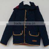 2016 Boys Navy Cotton Winter Coat thumbnail-1