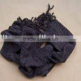 Knitted Chenille Scarf thumbnail-1