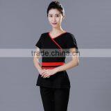 Custom Juqian Brand Chantilly Cotton and Polyester Mix Beauty SPA Uniform Suit thumbnail-3