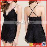 Fashion Adult Women Lace Romper Pajamas Onesie thumbnail-1