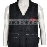 2016 Wholesale High Quality CVC Cotton Work Vests thumbnail-2