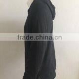 Men's Fleece Black Embroidey Pullover Hoodie thumbnail-3