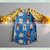 2017 Autumn New Product Casual Top Girl Clothes Ruffle Sleeve Style Clothes Baby Kids thumbnail-1