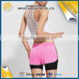 Good Quality Custom Outdoor Breathable Women Sexy Running Mesh Top thumbnail-4
