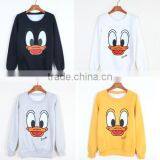 Pullover Cotton Fleece o Neck Sweatshirt Oem Factory thumbnail-6