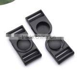 XY2540-25mm 1inch Black POM Plastic Buckle Pressing-shaking Buckle for Webbing Straps thumbnail-1