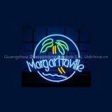 T26 MARGARITAVILLE Handicrafted Real Glass Tube Neon Signs for Store Display and Advertising. thumbnail-1