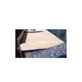 Sell beige limestone copings swimming pool stone copings stone steps