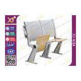 Eco - Friendly Aluminum Alloy School Desk And Chair With Wood Table Aluminum Hinge thumbnail-1