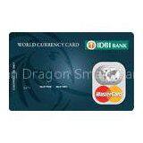 4 - color Printed MasterCard Smart Card / Magstripe E Currency Card