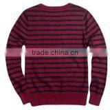 Winter Youth Wool Blends Long Sleeve v Neck School Sweater thumbnail-1