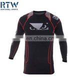 Blank Compression Shirts Rash Guard thumbnail-3